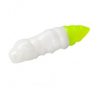 Силікон рибальський FishUP Pupa 1.5" 131 - White/Hot Chartreuse, cheese taste (8шт/уп) (1864.07.76)