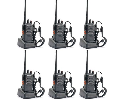 Портативна рація Baofeng BF-888S Six Pack комплект 6 шт (2200000758996)