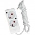Мережевий подовжувач TECCO 2м 2 поста white (8681277841088)
