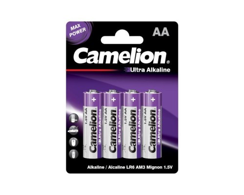 Батарейка Camelion AA LR6 Ultra Alkaline * 4 (LR6-BP4UT)
