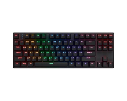 Клавіатура Hator Icefall Mecha TKL Rainbow Wireless/USB Black (HTK287UA)