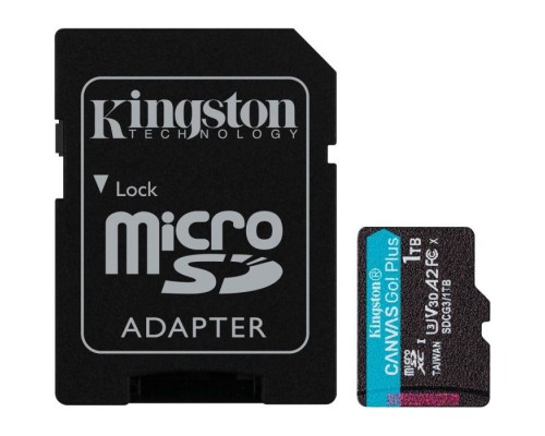Карта пам'яті Kingston 1TB microSDXC сlass 10 UHS-I U3 V30 A2 Canvas Go Plus G4 (SDCG4/1TB)