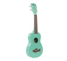Укулеле Kala Makala Shark Soprano Surf Green Ukulele (231432)