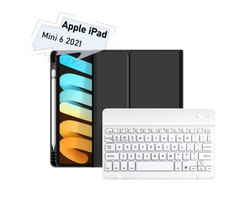 Чохол до планшета BeCover with keyboard Apple iPad Mini 6 2021 Black (712986)