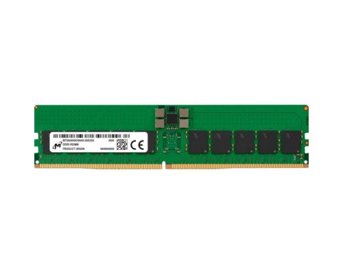Модуль пам'яті для сервера Micron DDR5 RDIMM 32GB 1Rx4 4800 CL40 (16Gbit) (Single Pack) (MTC20F1045S1RC48BR)