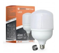 Лампочка Євросвітло 40Вт 4200К (VIS-40-E40/E27)