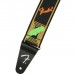Ремінь для гітари Fender Strap 2" Neon Monogrammed Green Orange (232339)