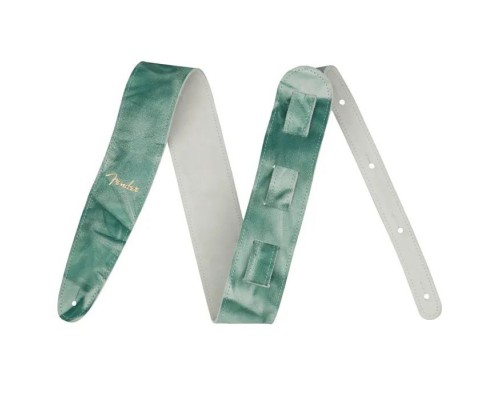 Ремінь для гітари Fender Strap Tie Dye Leather Sage Green (233403)