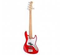 Бас-гітара Sadowsky MetroExpress 21-Fret Hybrid P/J Bass Morado 5-String - Candy Apple Red Metallic (SME21HP5 31R OKU FR)