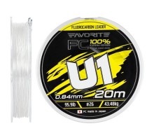 Флюорокарбон Favorite U1 FC 20m 26/0.84mm 95.9lb/43.48kg (1693.12.03)