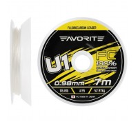 Флюорокарбон Favorite U1 FC 7m 35/0.98mm 116.8lb/52.97kg (1693.11.98)