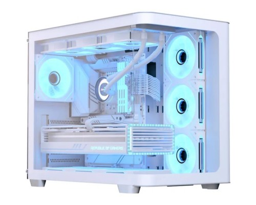 Корпус для ПК AeroCool P500C-G-WT-v1 White (ACCM-PN01043.21)