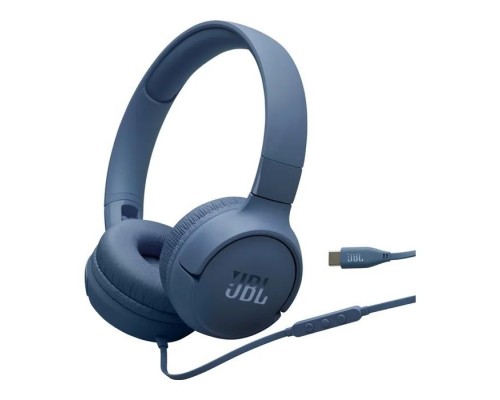 Навушники JBL Tune 520C USB-C Blue (JBLT520CBLU)