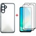 Чохол до мобільного телефона Dengos Samsung Galaxy A16 Matte + glass 2pcs (Black) (DG-CTG2P-04)