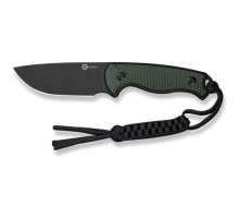 Ніж Civivi Timberbark, Green Micarta, Darkwash (C23094-3)