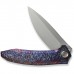 Ніж Weknife Acuminal, Rainbow Titanium, Stonewash (WE23070-4)