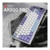Клавіатура Ajazz AK820 Pro Gift Switch Purple RGB USB/Wireless/Bluetooth UA Purple (AK820PRO-G-PWB)