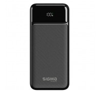 Батарея універсальна Sigma X-power SI20A4QL 20000mAh, PD/20W, QC/22.5W, LED, cable 20w, black (4827798799710)