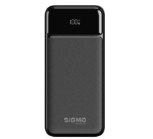 Батарея універсальна Sigma X-power SI20A4QL 20000mAh, PD/20W, QC/22.5W, LED, cable 20w, black (4827798799710)
