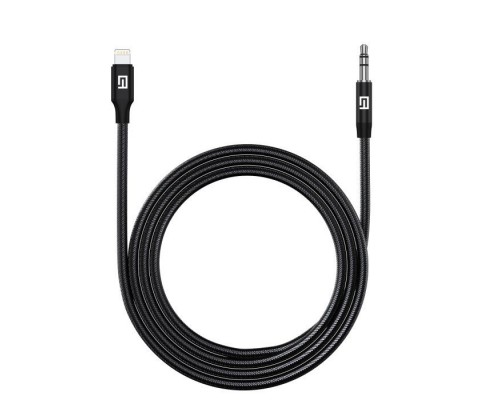 Кабель мультимедійний Lightning to 3.5mm M 1.0m black Armorstandart (ARM76889)