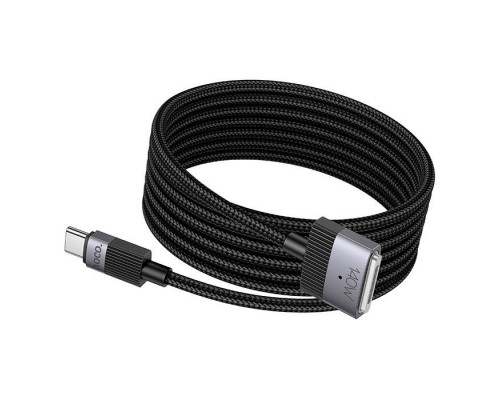 Кабель живлення USB-C to Magsafe 3 1.0m black HOCO (6942007642088)