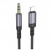 Кабель мультимедійний Lightning to 3.5mm M 1.0m grey BOROFONE (6941991118975)