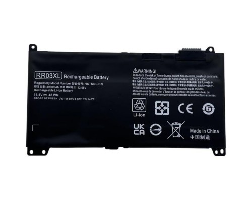 Акумулятор до ноутбука HP ProBook 450 G4 RR03XL, 40Wh (3500mAh), 3cell, 11.4V, Li-ion AlSoft (A47722)
