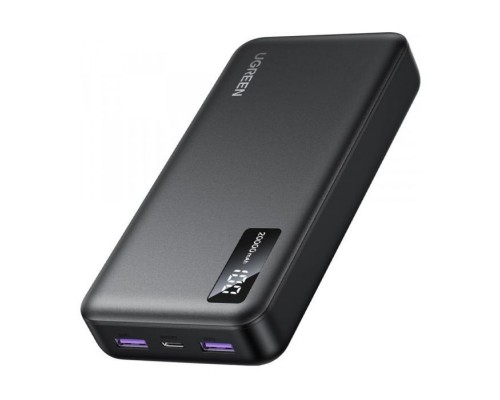 Батарея універсальна Ugreen 20000mAh 22,5W PD, 2хUSB-A, 2xUSB-C Black (PB312) (25683)