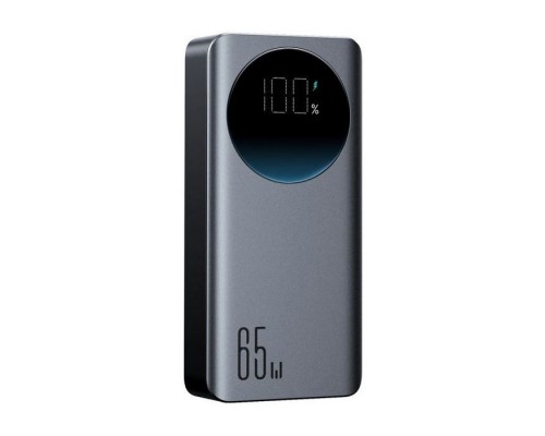 Батарея універсальна JOYROOM 30000mAh 65W PD, QC/3.0, USB-A, 2xUSB-C In/Out, Black (JR-PBF05)
