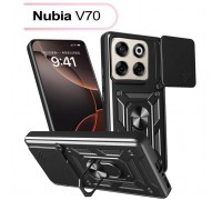 Чохол до мобільного телефона BeCover Military Nubia V70 Black (713534)