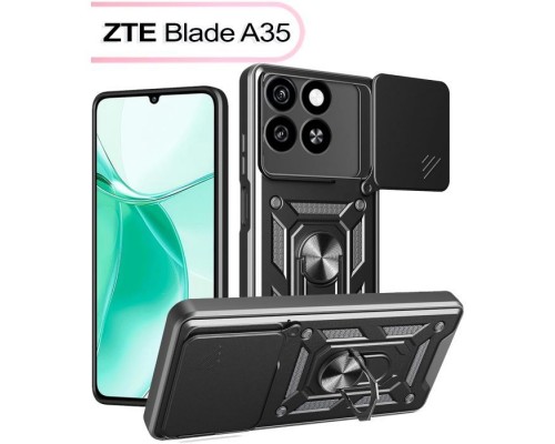 Чохол до мобільного телефона BeCover Military ZTE Blade A35 Black (713549)