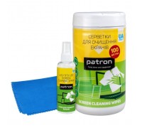 Універсальний чистячий набір Patron Screen spray 100ml F3-008 +wipesF3-027+microfi (CS-PN-BUNDL-13)