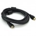 Кабель мультимедійний HDMI M to HDMI M 1.5m V2.0 4K black Ritar (HDMI(M)/(M)V2.0-1.5m-347B)