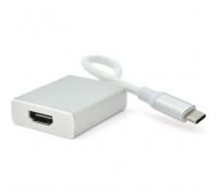 Перехідник USB-C to HDMI F 0.1m 4K silver Voltronic (YT-C-Type-C(M)/HDMI(F)S)