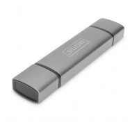 Зчитувач флеш-карт Digitus USB-C/USB 3.0 SD/MicroSD (DA-70886)