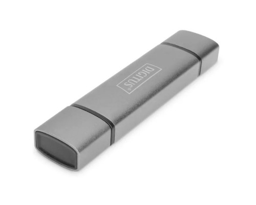 Зчитувач флеш-карт Digitus USB-C/USB 3.0 SD/MicroSD (DA-70886)