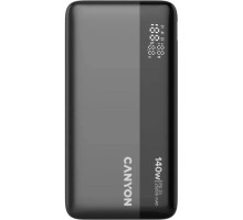 Батарея універсальна Canyon PB-240 25000mAh, PD3.1/140W, PPS, QC3.0, AFC & SCP, Digital Display (CNS-CPB240)
