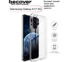 Чохол до мобільного телефона BeCover Silicone Samsung Galaxy A17 5G SM-A176 Transparent (713690)