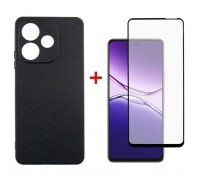 Чохол до мобільного телефона Dengos Oppo A5 Pro Case Carbon + Glass (Black) (DG-KM-150)