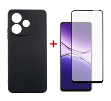 Чохол до мобільного телефона Dengos Oppo A5 Pro Case Carbon + Glass (Black) (DG-KM-150)