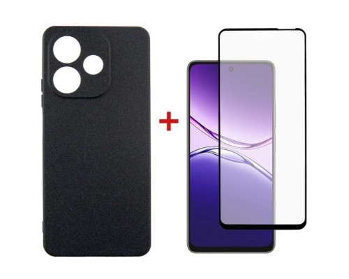 Чохол до мобільного телефона Dengos Oppo A5 Pro Case Carbon + Glass (Black) (DG-KM-150)