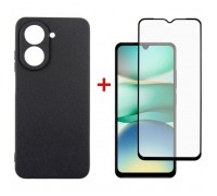 Чохол до мобільного телефона Dengos Xiaomi Redmi A5 Case Carbon + Glass (Black) (DG-KM-152)
