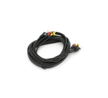 Кабель мультимедійний 3xRCA M to 3xRCA M 3.0m black Voltronic (YT-3хRCA(M)/3хRCA(M)-3.0P)