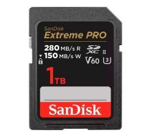 Карта пам'яті SanDisk 1TB SDXC class 10 UHS-II U3 V60 Extreme Pro (SDSDXEP-1T00-GN4IN)