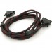 Кабель мультимедійний DVI M to DVI M 3.0m 24+1pin black/red Merlion (YT-DVI(M)/(M)NY/RD-3.0m)