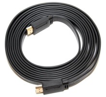 Кабель мультимедійний HDMI M to HDMI M 3.0m V1.4 black Merlion (YT-HDMI(M)/(M)SLIM-3.0m/06178)