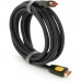 Кабель мультимедійний HDMI M to HDMI M 3.0m V2.0 4K black V-LINK (YT-HDMI(M)/(M)V2.0-3.0m-B/43226)