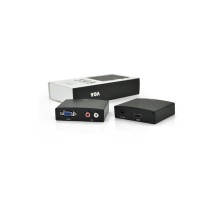 Конвертор VGA to HDMI+ Audio active black Voltronic (YT-AC-HDMI(in)/VGA(out)-B/14898)