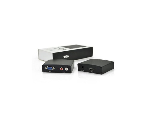 Конвертор VGA to HDMI+ Audio active black Voltronic (YT-AC-HDMI(in)/VGA(out)-B/14898)