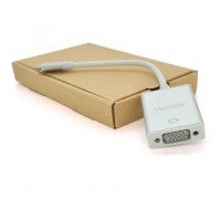 Перехідник USB-C M to VGA F 0.1m silver VEGGIEG (TV-S/W/01018)